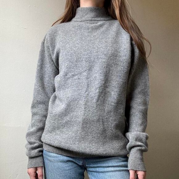 Charter Club Sweaters - Vintage Charter Club by Jane Justin Wool Mock Neck Sweater Medium